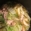 白菜のしょうがスープ